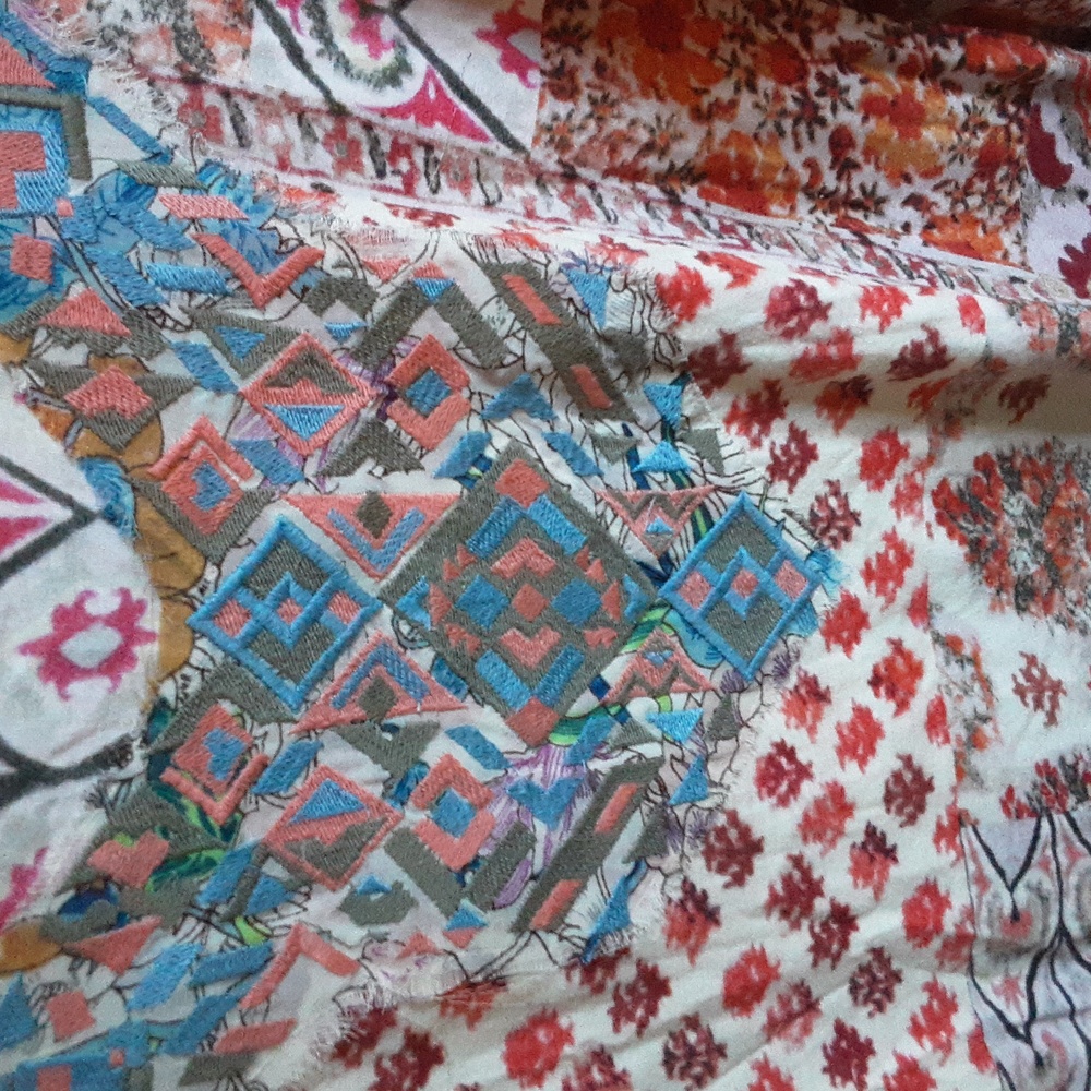 Sundance Multicolor Boho Blouse - Picture 2 of 4